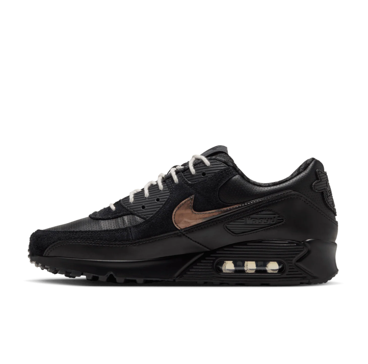 Nike Black & Brown Sneakers with Rope Laces