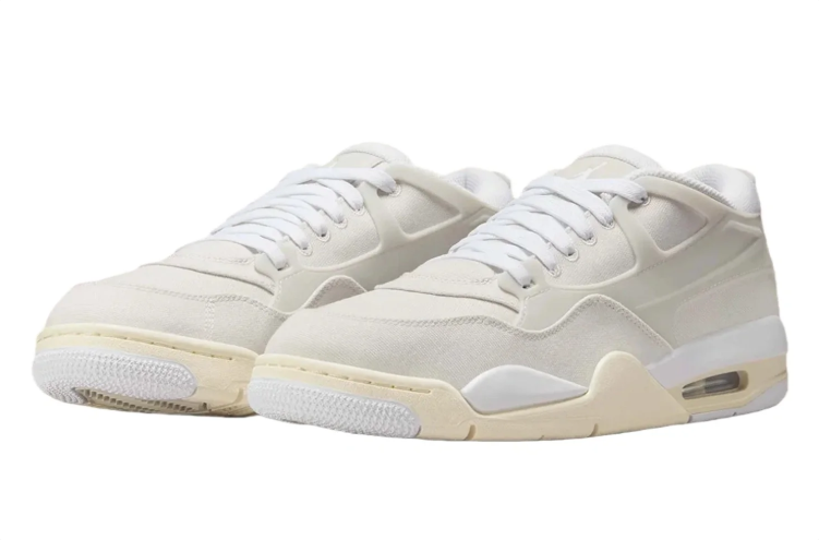Jordan Ivory & Cream Low-Top Sneakers