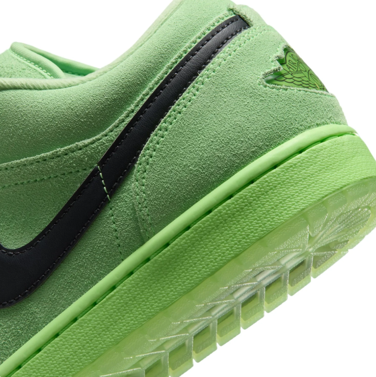 Jordan Green Low-Top Sneakers