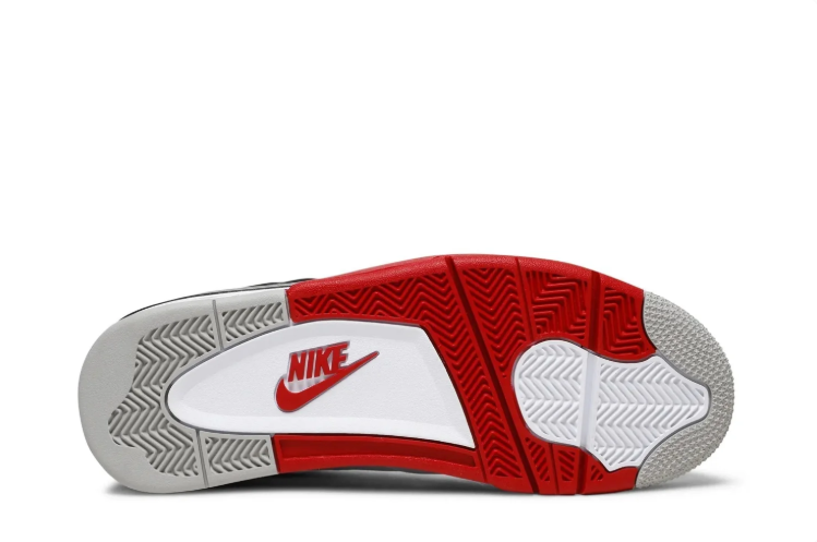 Jordan White Sneakers with Red and Black Accents