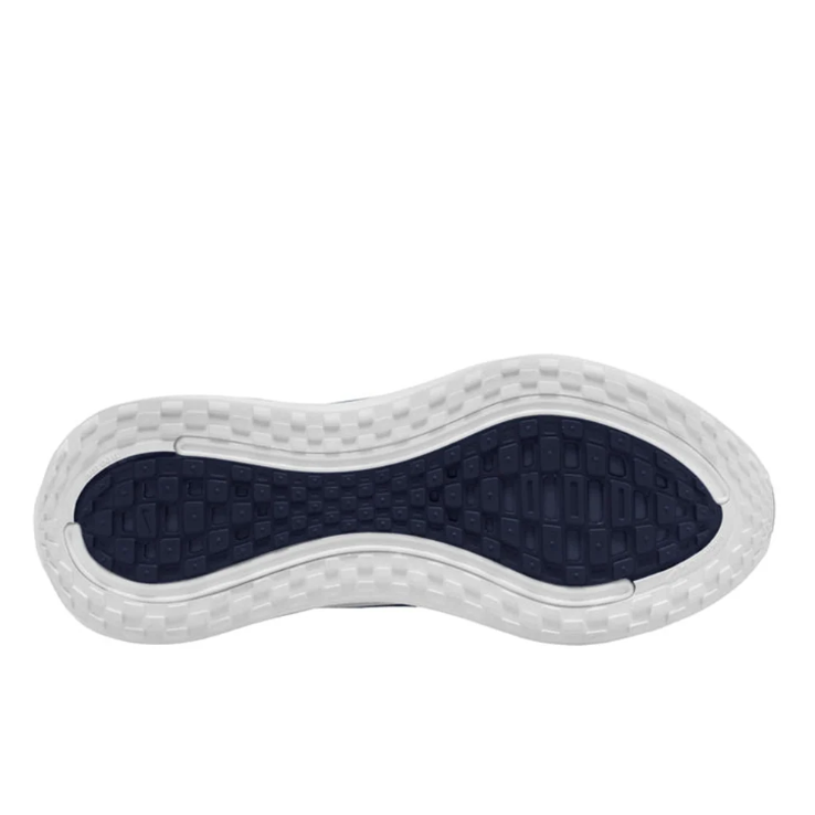 Nike White & Navy Sculpted-Sole Sneakers