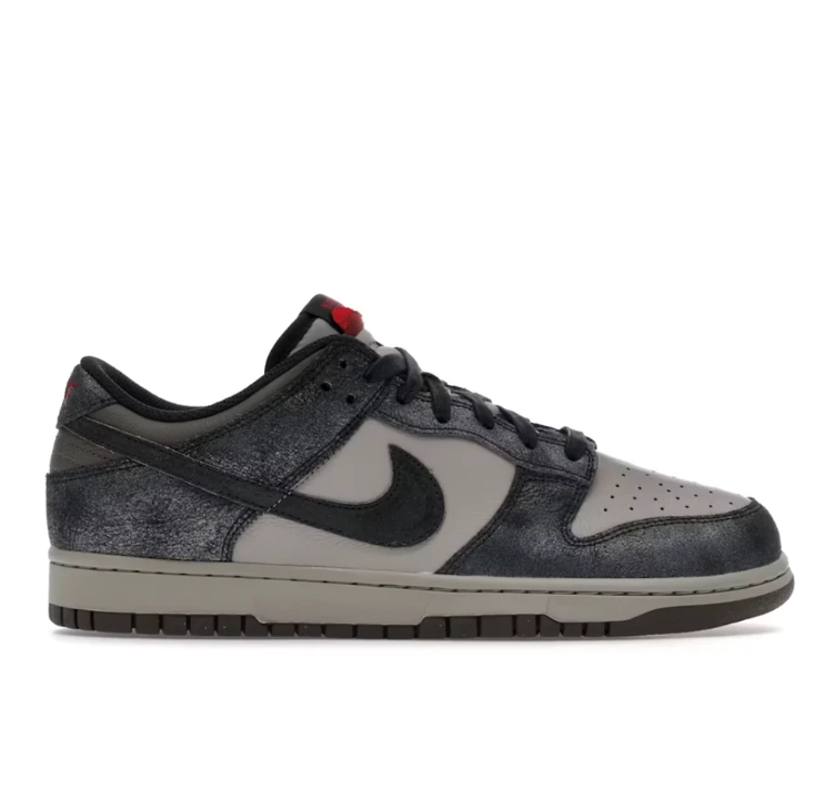 Nike Low-Top Sneakers – Charcoal & Stone Textured Design