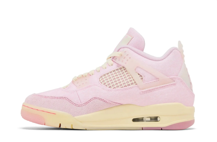 Jordan Pastel Pink Sneakers with Cream Details