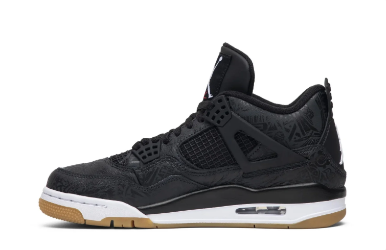 Jordan Black Sneakers with Gum-Colored Outsole