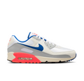 Nike White & Grey Sneakers with Blue and Coral Accents