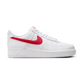 Nike Air Force 1 Low – White & Red Accent Sneakers
