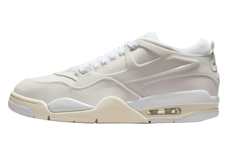 Jordan Ivory & Cream Low-Top Sneakers