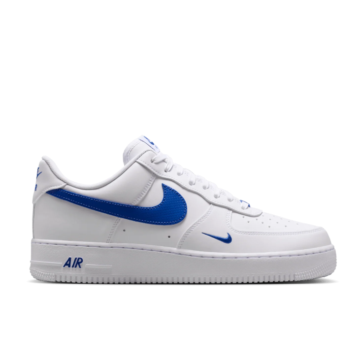 Nike White & Blue Low-Top Sneakers