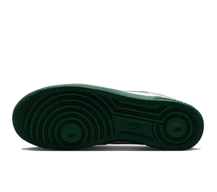 Nike Air Force 1 Low – White & Dark Green Sneakers