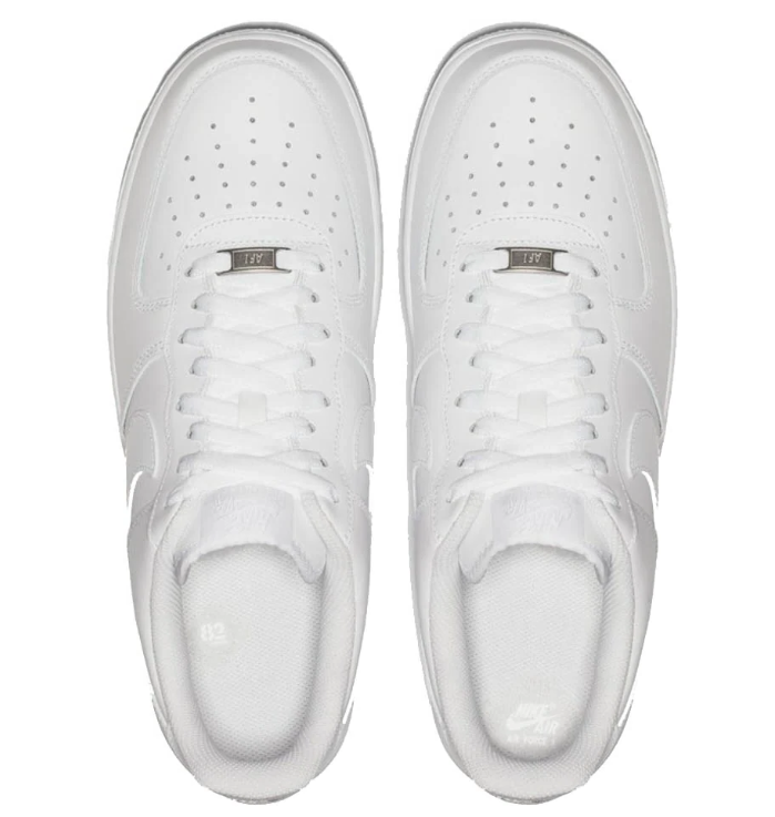 Nike Air Force 1 Low – All-White Sneakers