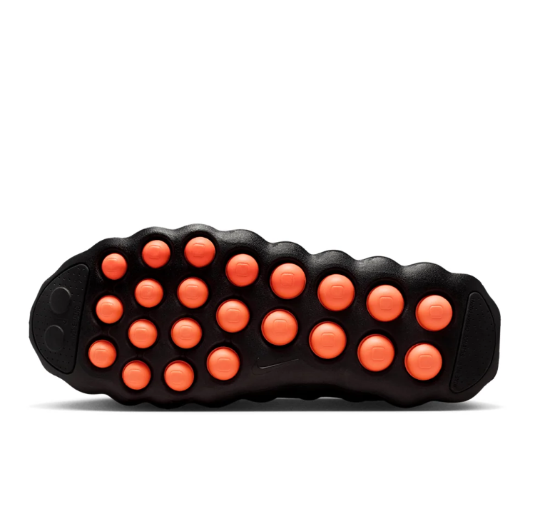 Nike Black Sneakers with Orange Outsole Pods