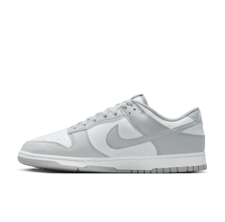 Nike White & Light Grey Low-Top Sneakers