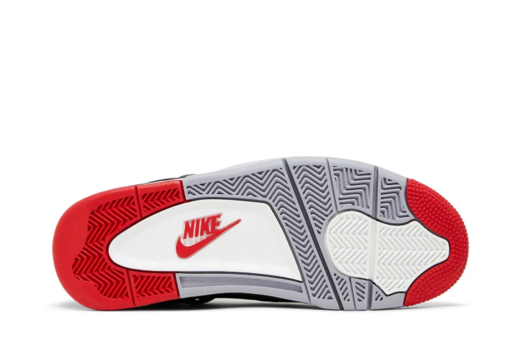 Jordan Black Sneakers with Gray and Red Accents