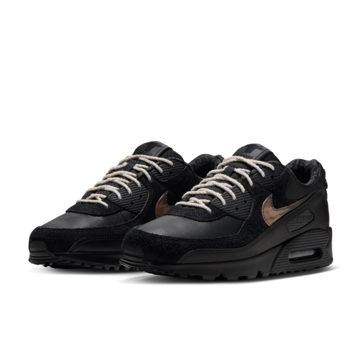 Nike Black & Brown Sneakers with Rope Laces
