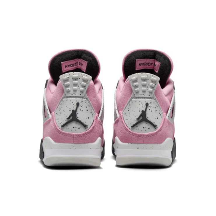 Jordan Pink Sneakers with Speckled Gray Details