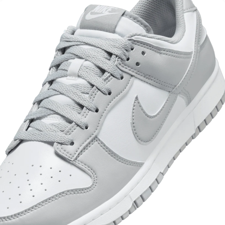Nike White & Light Grey Low-Top Sneakers