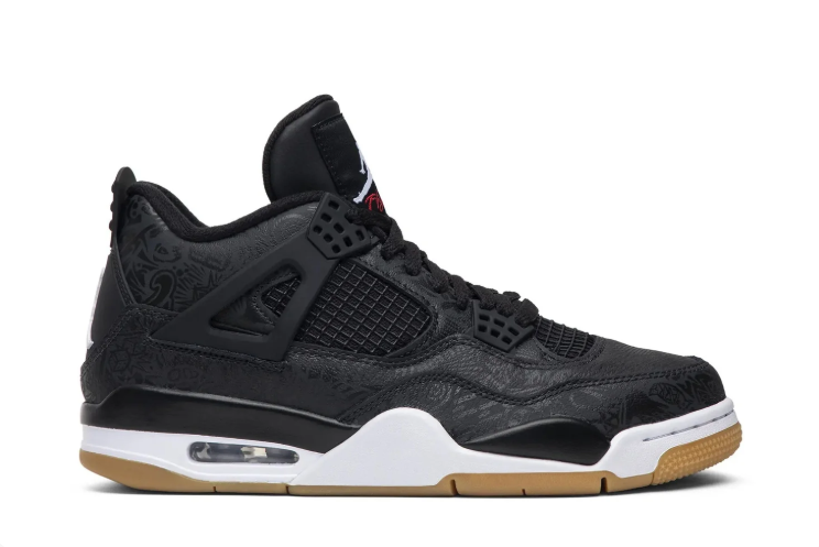 Jordan Black Sneakers with Gum-Colored Outsole