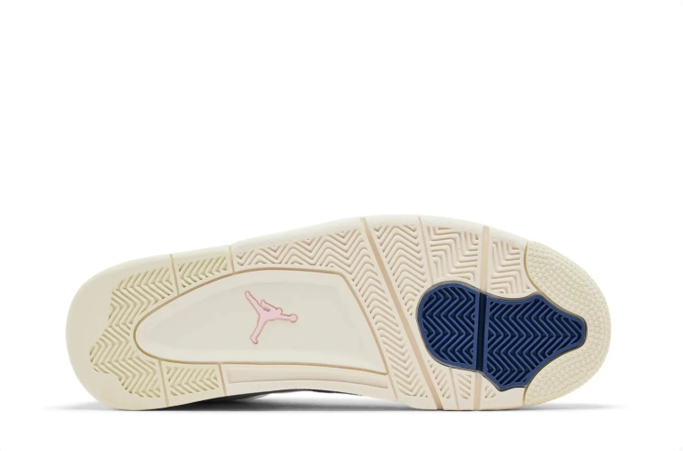 Jordan White & Slate Blue Low-Top Sneakers