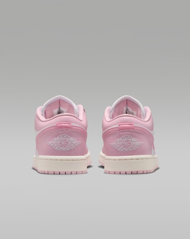 Jordan Air Jordan 1 Low – Soft Pink & White Sneakers