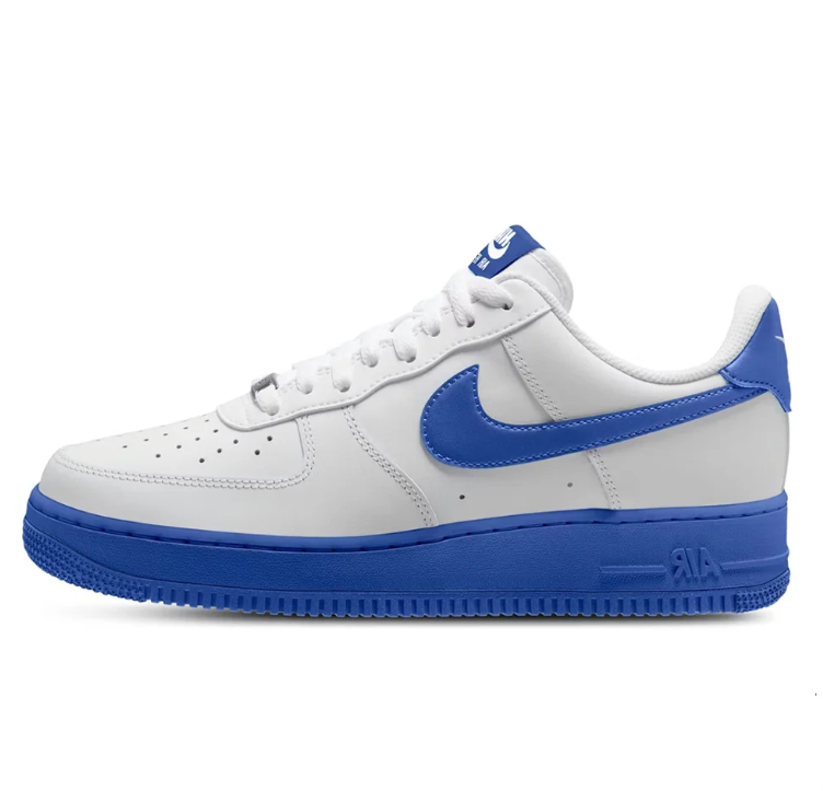 Nike Air Force 1 Low – White & Blue Sneakers