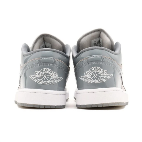 Air Jordan 1 Low Grey & White Sneakers