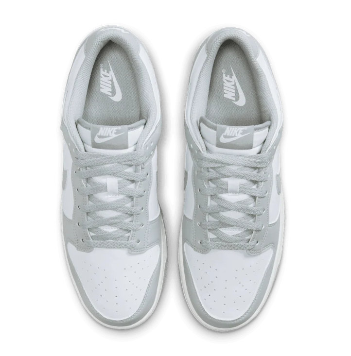 Nike White & Light Grey Low-Top Sneakers
