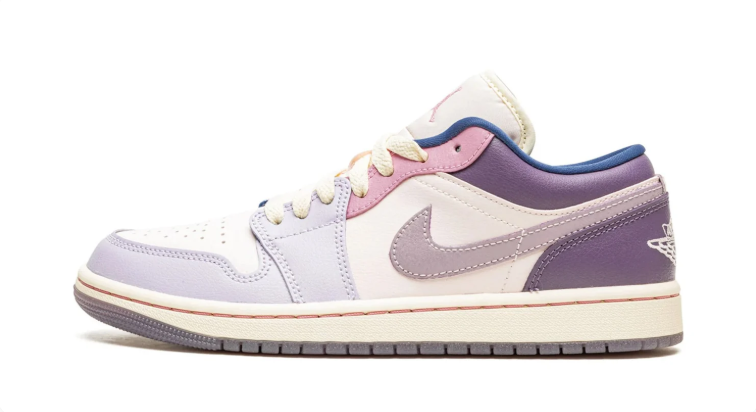 Jordan Air Jordan 1 Low – Soft Purple & Cream Sneakers