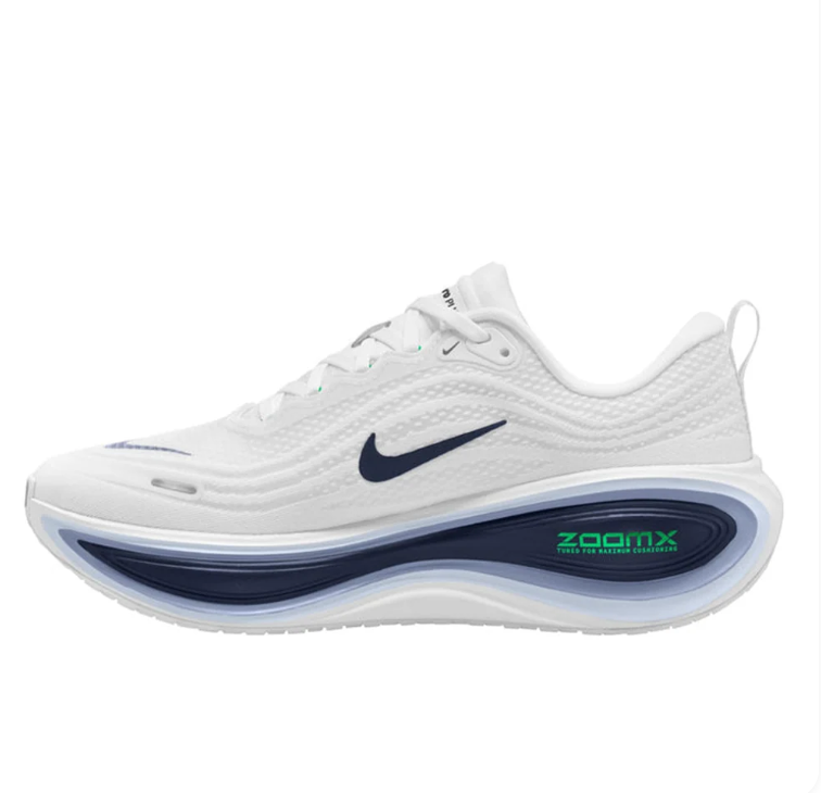 Nike White & Navy Sculpted-Sole Sneakers