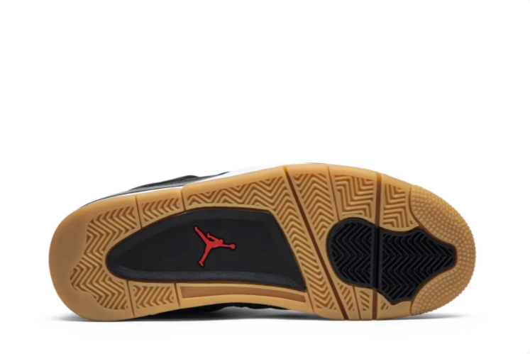 Jordan Black Sneakers with Gum-Colored Outsole