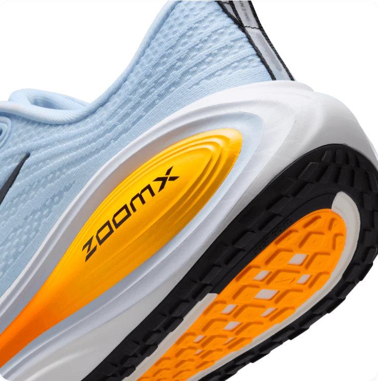 Nike Light Blue & Orange Sculpted-Sole Sneakers