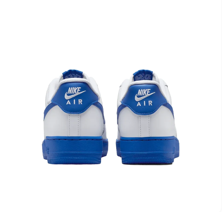 Nike Air Force 1 Low – White & Blue Sneakers