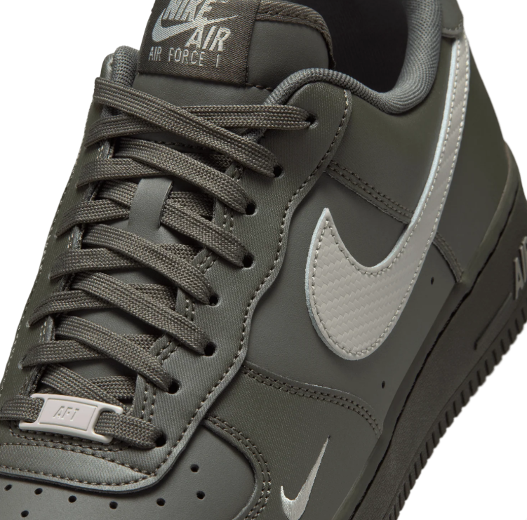 Nike Dark Olive & Grey Low-Top Sneakers