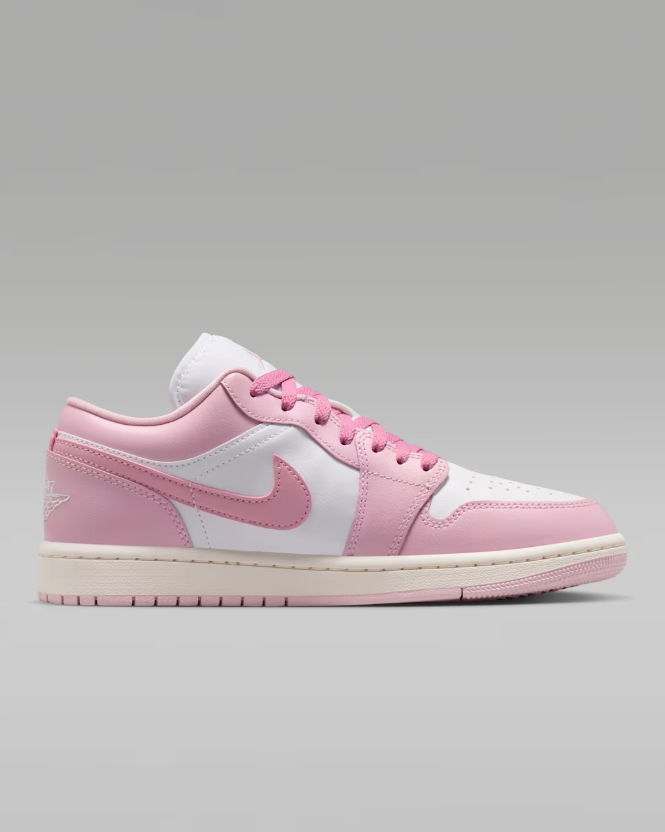 Jordan Air Jordan 1 Low – Soft Pink & White Sneakers