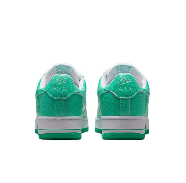 Nike Air Force 1 Low – Green & White Textured Sneakers