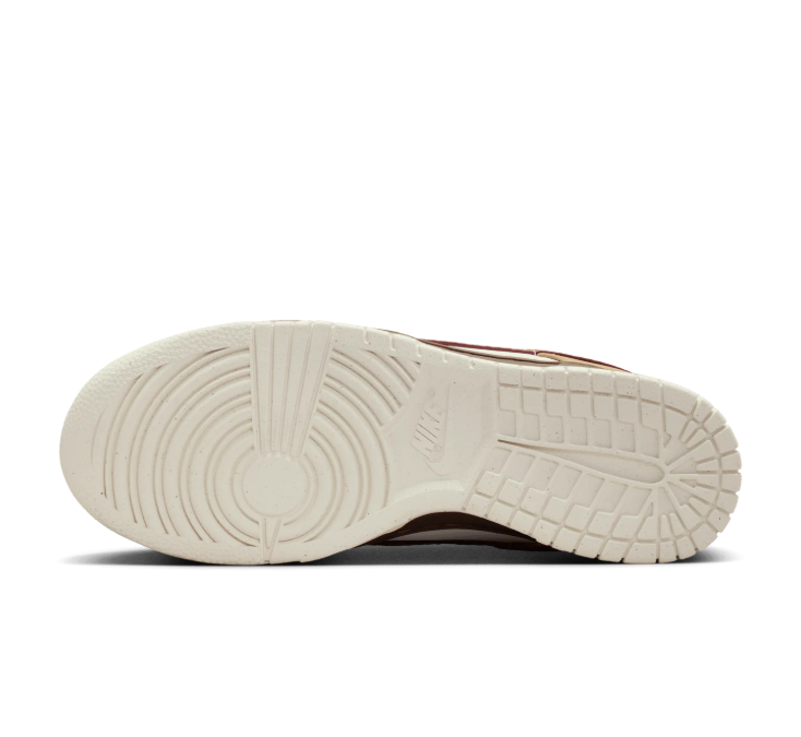 Nike Cream & Khaki Low-Top Sneakers with Leopard Accents
