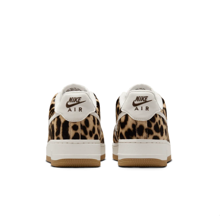 Nike Leopard Print Low-Top Sneakers with Gum Sole