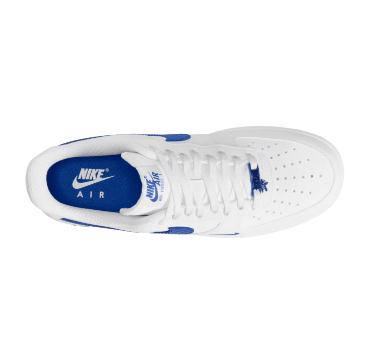 Nike White & Blue Low-Top Sneakers