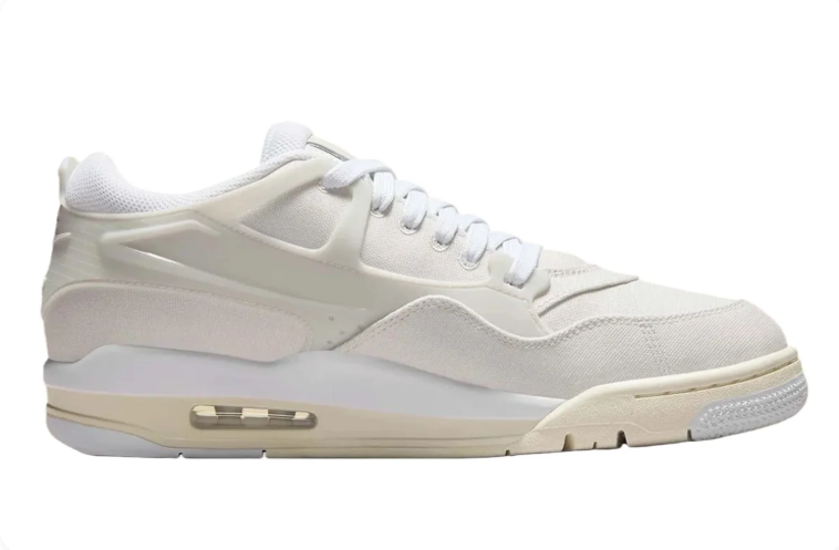 Jordan Ivory & Cream Low-Top Sneakers