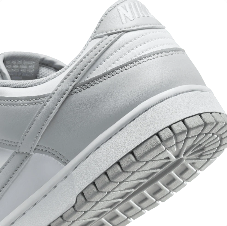 Nike White & Light Grey Low-Top Sneakers