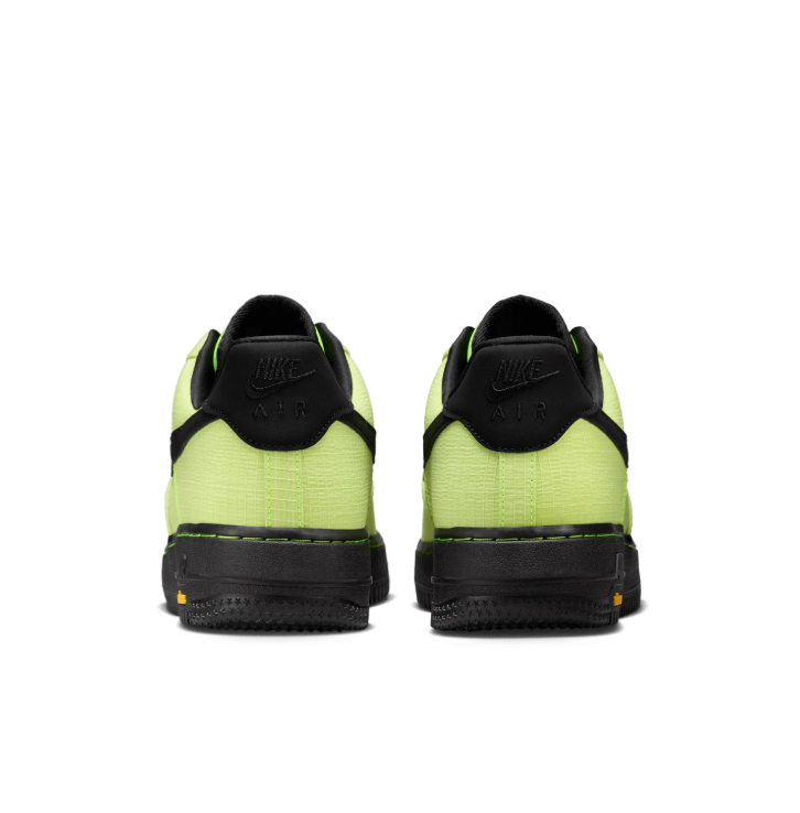 Nike Lime Green & Black Textured Low-Top Sneakers