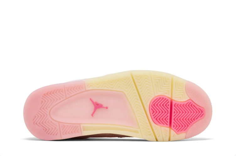 Jordan Pastel Pink Sneakers with Cream Details