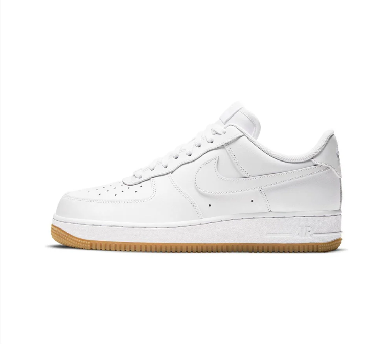 Nike White & Gum Low-Top Sneakers