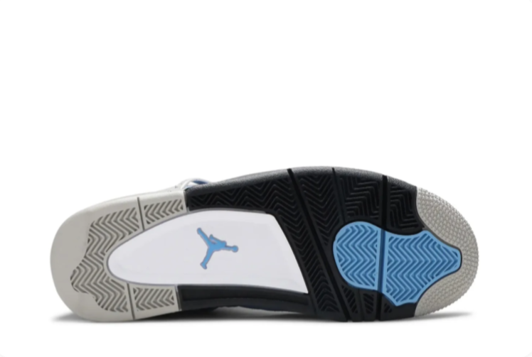 Jordan Light Blue Sneakers with Speckled Gray Details
