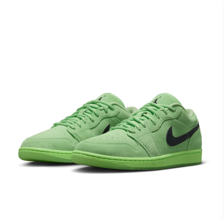 Jordan Green Low-Top Sneakers